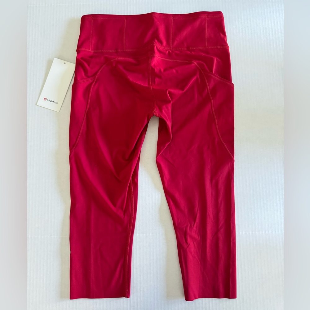 Lululemon Athletica Fast and Free HR Crop 19” - Picture 3 of 7